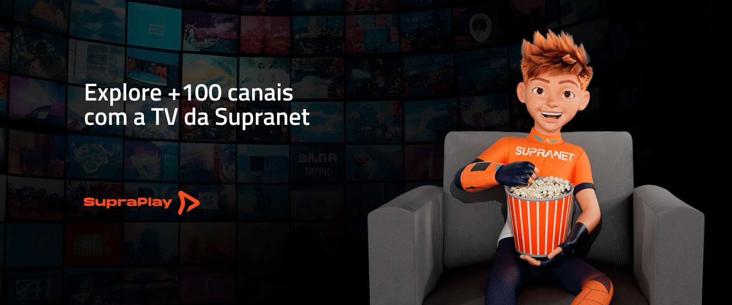 Ofertas da SupraPlay: TV online da Supranet.